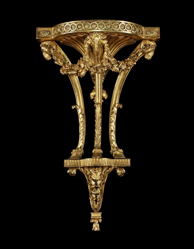Thomas  Chippendale the younger - A giltwood bracket to a design by Robert Adam | MasterArt